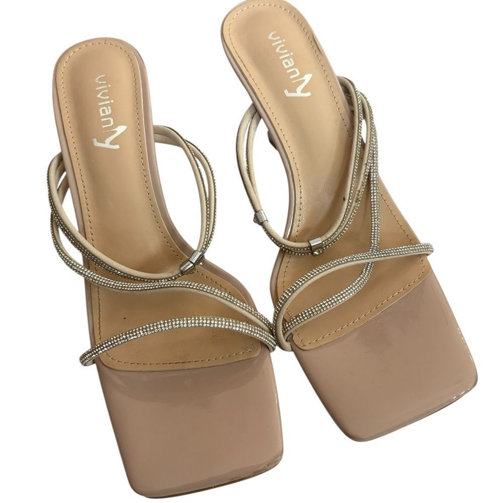 Viviana Beige Strappy Women's Sandals